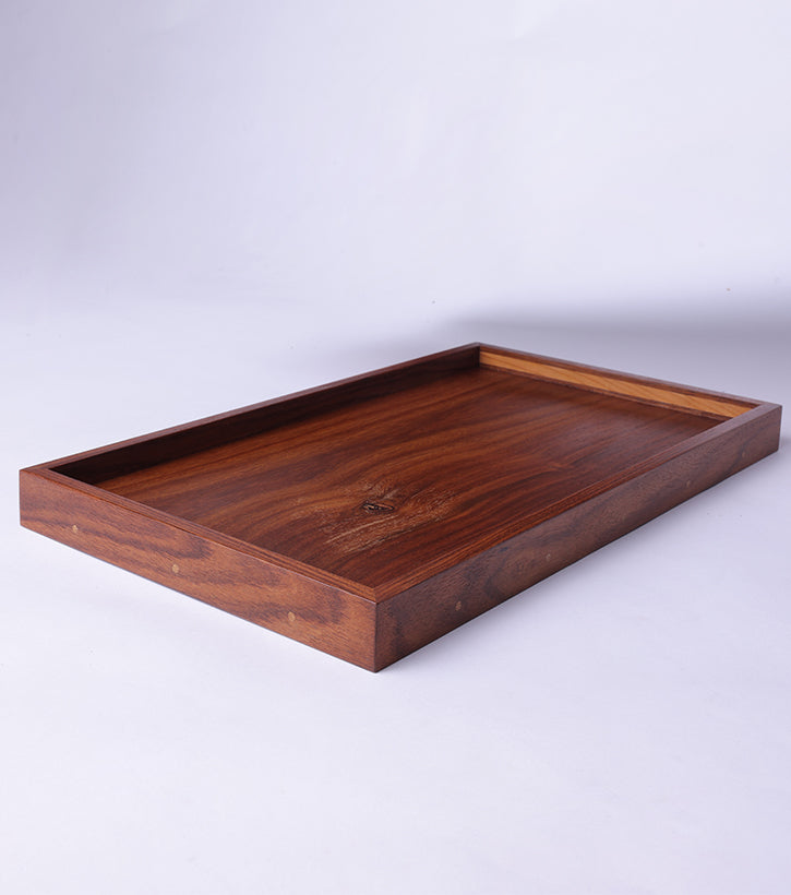 Solid Shesham Tray large