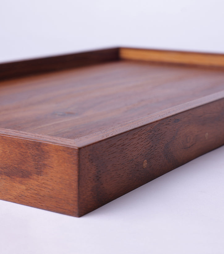 Solid Shesham Tray large
