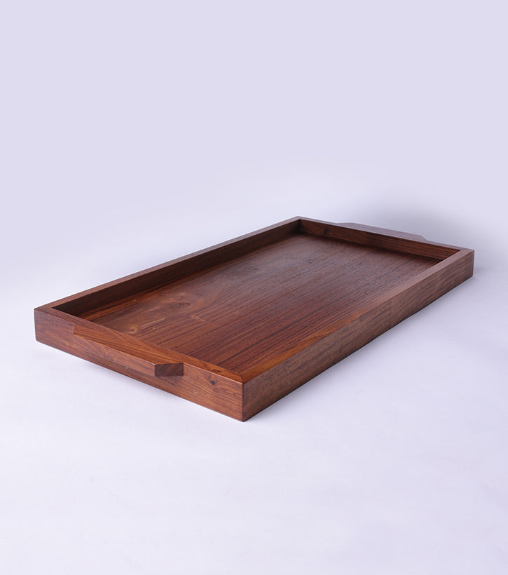 Solid Shesham Tray large
