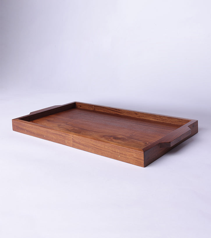 Solid Shesham Tray large